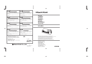 Manuale Hitachi UC 24YJ Caricabatterie