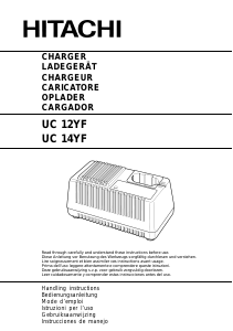 Handleiding Hitachi UC 12YF Batterijlader