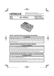 Handleiding Hitachi UC 18YSL3 Batterijlader