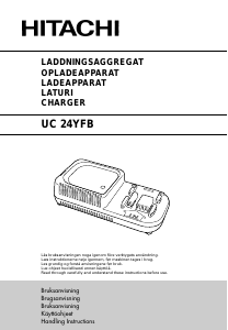 Käyttöohje Hitachi UC 24YFB Akkulaturi
