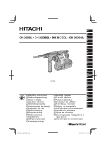 Handleiding Hitachi DH 36DBL Boorhamer