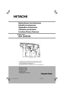 Handleiding Hitachi DH 24DVA Boorhamer