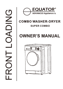 Handleiding Equator EZ 4000 CV Was-droog combinatie
