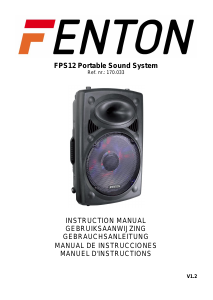 Manual de uso Fenton 170.033 FPS12 Altavoz