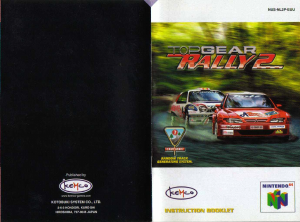 Bruksanvisning Nintendo N64 Top Gear Rally 2