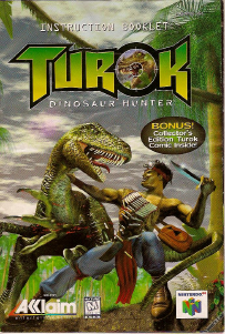 Handleiding Nintendo N64 Turok - Dinosaur Hunter