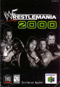 Manual Nintendo N64 WWF WrestleMania 2000