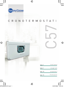 Manual Fantini Cosmi C57 IntelliTherm Thermostat