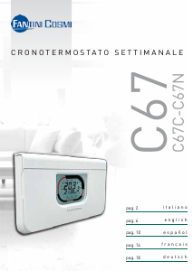 Bruksanvisning Fantini Cosmi C67 IntelliTherm Thermostat