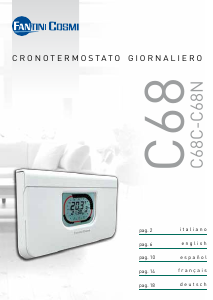 Bruksanvisning Fantini Cosmi C68 IntelliTherm Thermostat