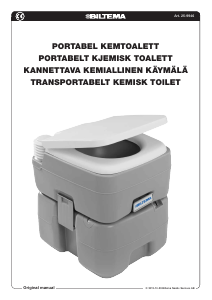 Brugsanvisning Biltema 25-9946 Transportabelt toilet