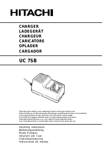 Handleiding Hitachi UC 7SB Batterijlader