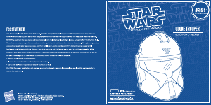 Handleiding Hasbro Star Wars Clone Wars Clone Trooepr Electronic Helmet