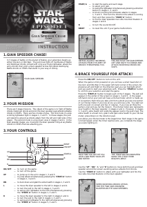Handleiding Hasbro Star Wars Episode I Gian Speeder Chase