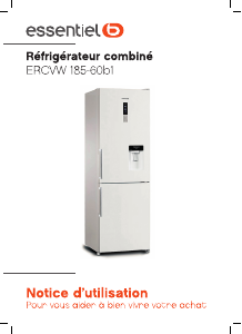Mode d’emploi Essentiel B ERCVW 185-60b1 Réfrigérateur combiné