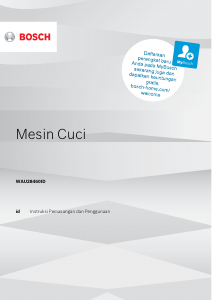Panduan Bosch WAU28460ID Mesin Cuci