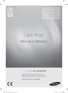Mode d’emploi Samsung WF1702YPC Lave-linge