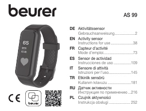 Manual Beurer AS 99 Activity Tracker