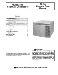 Handleiding Amana 18M53TA Airconditioner