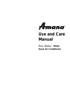 Handleiding Amana AE12090C2D Airconditioner