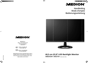 Handleiding Medion Akoya P55830 (MD 20830) LED monitor