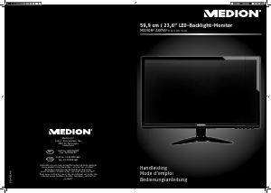 Handleiding Medion Akoya P55425 (MD 20435) LED monitor