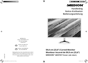 Handleiding Medion Akoya P52461 (MD 20641) LED monitor