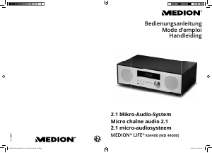 Bedienungsanleitung Medion LIFE X64400 (MD 44000) Stereoanlage