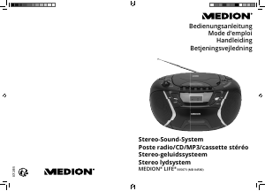 Bedienungsanleitung Medion LIFE E65073 (MD 84580) Stereoanlage