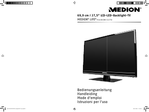 Bedienungsanleitung Medion LIFE P14108 (MD 21279) LED fernseher