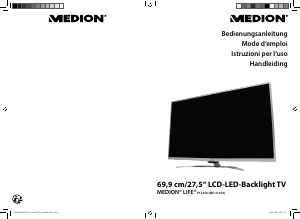 Handleiding Medion LIFE P12256 (MD 21354) LED televisie