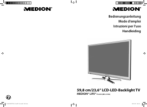 Bedienungsanleitung Medion LIFE P12255 (MD 21350) LED fernseher