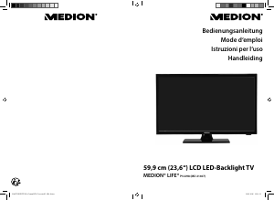 Manuale Medion LIFE P12298 (MD 21407) LED televisore