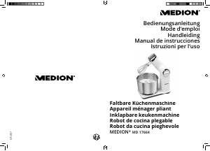 Bedienungsanleitung Medion MD 17664 Standmixer