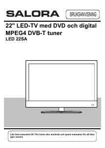 Bruksanvisning Salora LED22SA LED TV