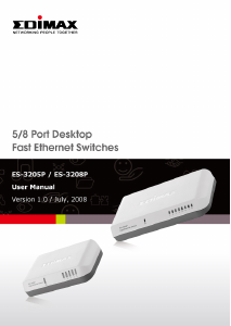 Handleiding Edimax ES-3208P Switch