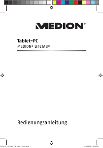 Bedienungsanleitung Medion Lifetab E10501 (MD 60331) Tablet