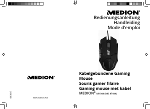 Handleiding Medion X81044 (MD 87444) Muis