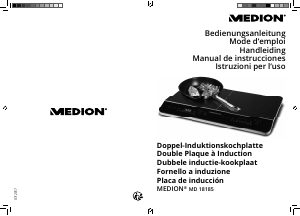 Manuale Medion MD 18185 Piano cottura