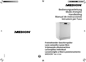 Manual de uso Medion MD 37330 Lavavajillas
