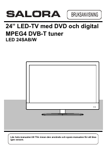 Bruksanvisning Salora LED24SAW LED TV
