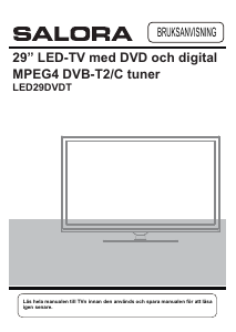 Bruksanvisning Salora LED29DVDT LED TV