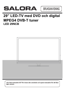 Bruksanvisning Salora LED29NCB LED TV