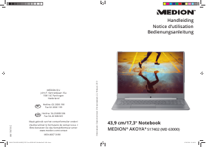 Mode d’emploi Medion Akoya S17402 (MD 63000) Ordinateur portable