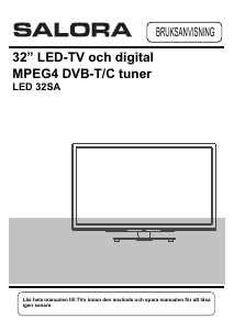 Bruksanvisning Salora LED32SA LED TV