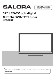 Bruksanvisning Salora LED32ST LED TV