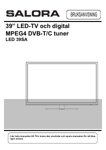Bruksanvisning Salora LED39SA LED TV