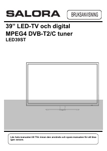 Bruksanvisning Salora LED39ST LED TV