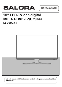 Bruksanvisning Salora LED50UAT LED TV