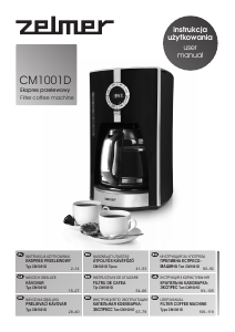 Manual Zelmer CM1001D Coffee Machine
